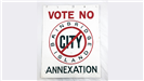 Poster: No annexation