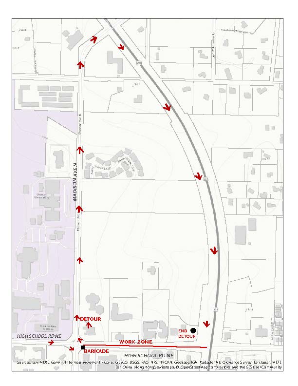043018 Pavement Repairs To Bring Closure Of Eastbound Lane At Madison Ave Roundabout