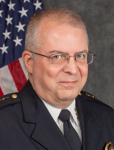 Photograph of newly promoted Deputy Chief Scott Weiss