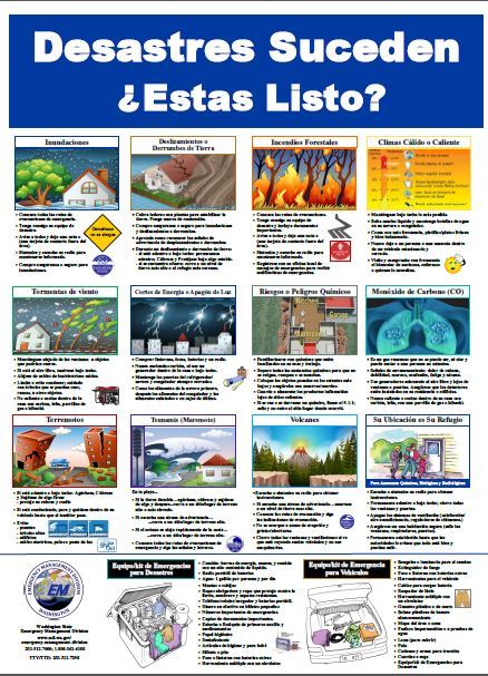 Spanish Preparedness Poster