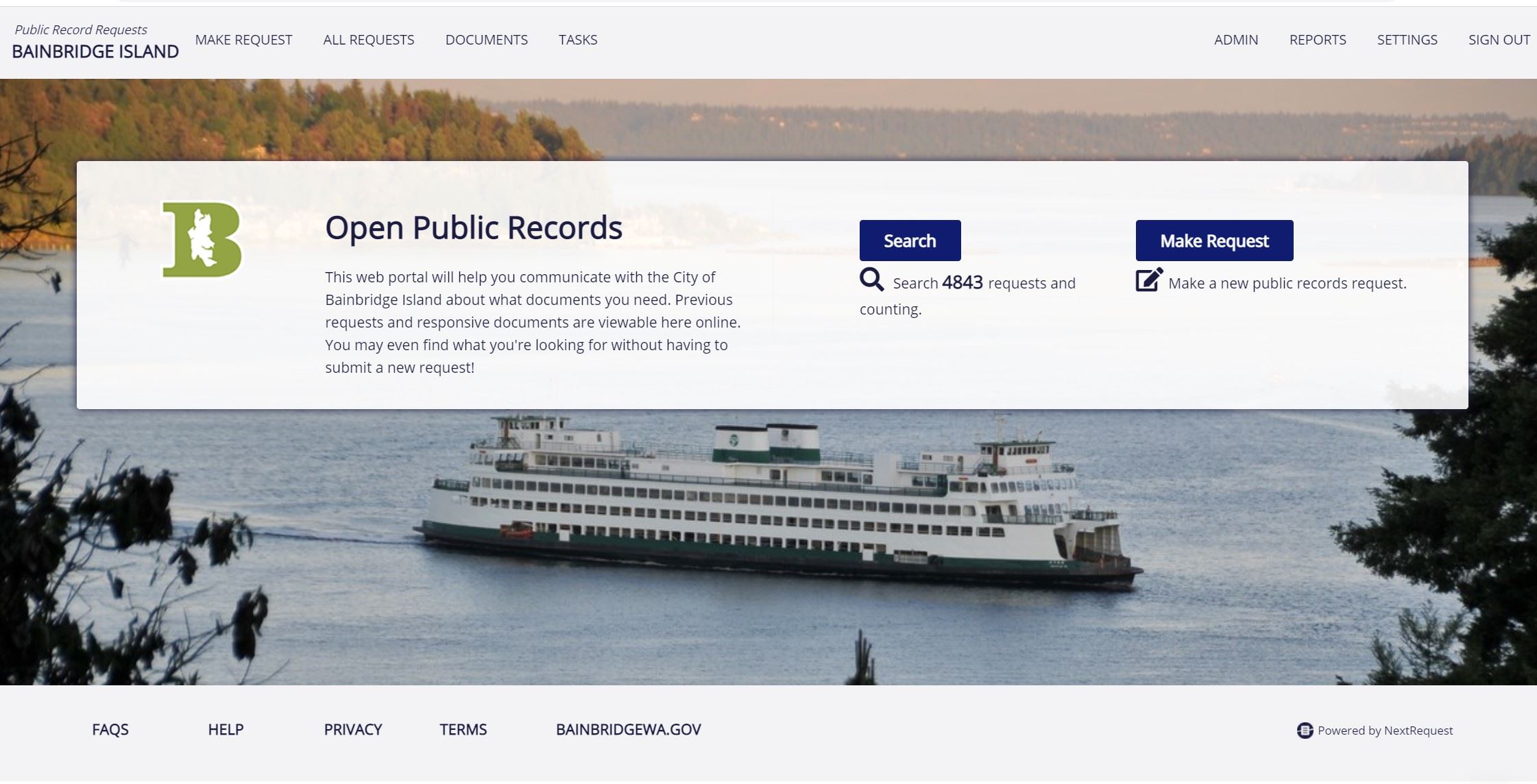 Public Records Portal