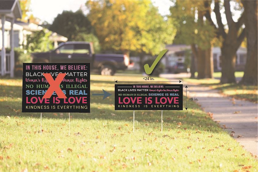 Love is Love sign Example