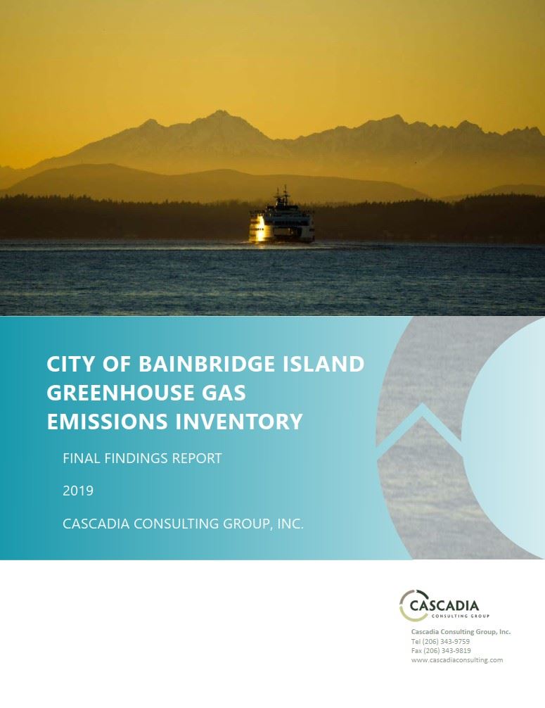 Cover of Emissions Inventory Report