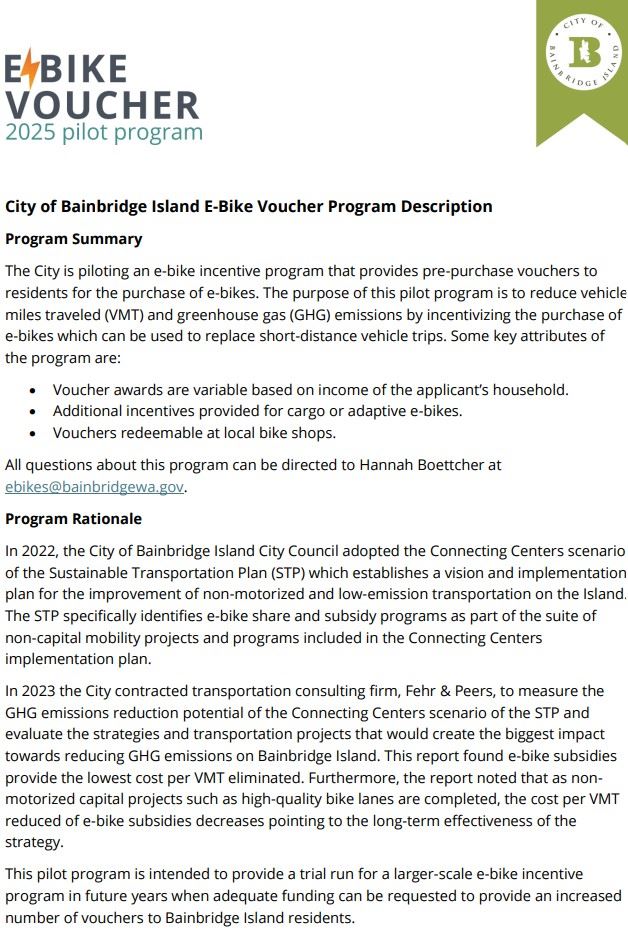 ebike voucher program details